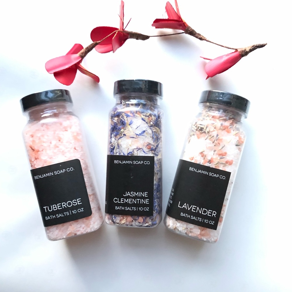 X S O L D X  Natural Bath Salts Set of 3